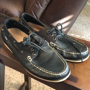 Polo boat shoe black